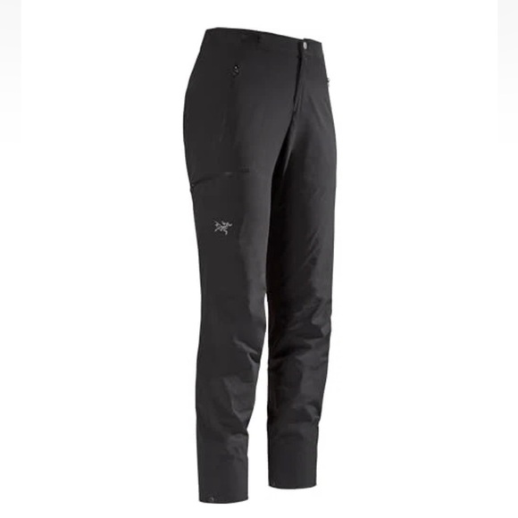 ARC'TERYX GAMMA LIGHTWEIGHT PANT WOMEN'S SOFTSHELL PANT SIZE 6 TALL- BLACK- NWT